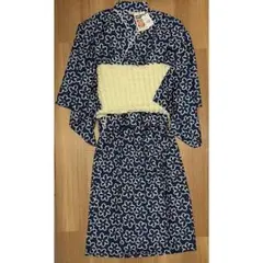 未使用品】フェリシモ 浴衣 洗濯機OK ウィリアムモリス 浴衣単品