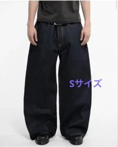 MENES Janome Raw Baggy Jeans - Indigo