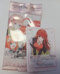 セ*割様 五等分の花嫁 カラオケの鉄人 箔押しポストカード＆ミニフォト