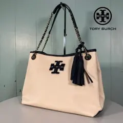 トリーバーチ ショルダーバッグ チェーンショルダー パール ビジュー 