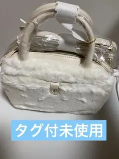 エコファー2WAYミニショルダーバッグ ikka オフホワイト