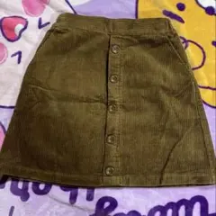 earth music & ecology コーデュロイ ミニスカート S