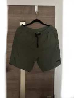 グラミチ　シェルパッカブルショーツ　オリーブグリーン　M　ナイロン