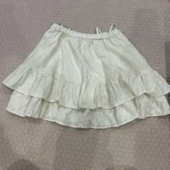 今週限定!niko and...パンチングレースフレアスカートキャミ2way