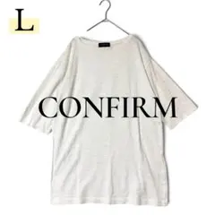 CONFIRM 半袖 Tシャツ ホワイト L 白 ゆったり 無地 シンプルのサムネイル