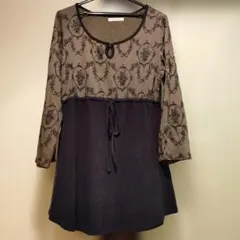 Pastel Maam 長袖 チュニック 花柄のサムネイル