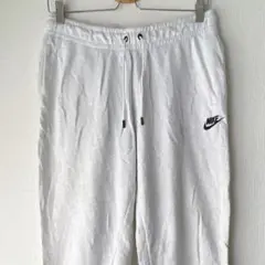 ナイキ スウェットパンツ リブ裾 L相当　ライトグレー スポーツ 部屋着