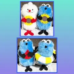 ［最安値］パペットスンスン ぬいぐるみ マスコット summer ver. 4点