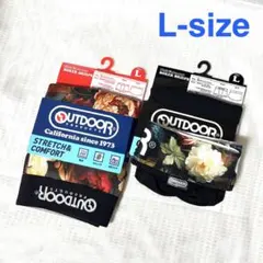 【新品】アウトドア OUTDOOR ボクサーブリーフ Lサイズ 2枚セット 花柄
