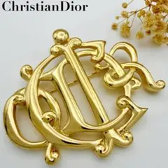 3182-6 保存箱付き極美品✨Dior ブローチ CD ロゴ 希少 刻印 - メルカリ