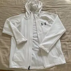 Under Armour フード付きジャケット SMサイズ ホワイト