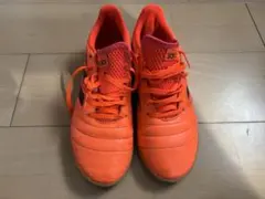 adidas フットサルシューズ オレンジ、サイズ24、送料無料