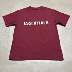 Essentials 半袖　tシャツ　バーガンディのサムネイル