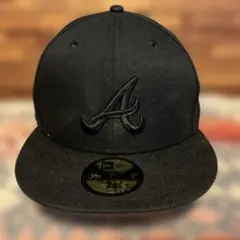 アトランタ　ブレーブスNew Era 59FIFTY ブラック キャップ