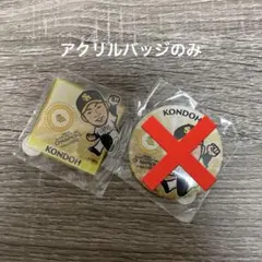 若鷹ガチャ パ・リーグ優勝ver.缶バッジ アクリルバッジ 近藤健介
