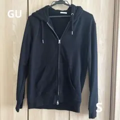 GU フードパーカー黒Sのサムネイル