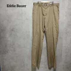 Eddie Bauer チノパン　34 L相当　ストレートパンツ　ブラウン系