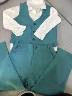 ターコイズ フォーマルスーツ セット