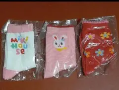 ミキハウス ベビーソックス 3足セット 13-15cm 女の子向け