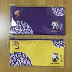 [非売品・新品未使用] ハローキティ 宝くじポーチ 2025 2個セット