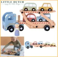 ★Little Dutch★トラックトレーラー 車両4台付き