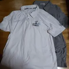 特価❗３００円❗『LLサイズ』メンズSNOOPYポロシャツ2枚セット（超古着）