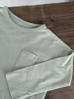 【100cm】綿100%長袖カットソー