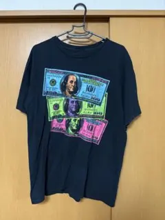 ⭐︎ヴィンテージ⭐︎ドル紙幣Tシャツ ネイビーカラー