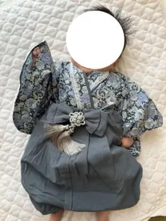 花柄ベビー和服 70㎝