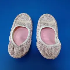 花柄携帯用スリッパ