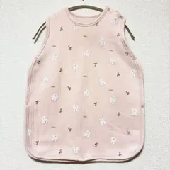 【綿混素材❣️】ベビースリーパー ピンク スナップボタン