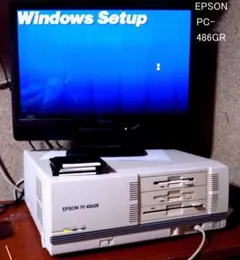 EPSON PC-486GR 本体 デスクトップPC キーボードマウスモニターのサムネイル