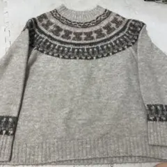 CIAOPANIC TYPY ノルディック柄セーター Lサイズ