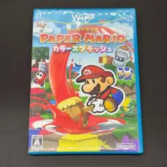 WiiU ペーパーマリオ カラースプラッシュ 動作確認済み 任天堂