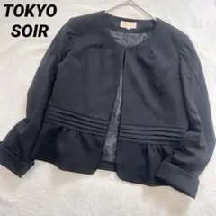 東京ソワール　フォーマルジャケット　ブラックフォーマル　冠婚葬祭　喪服　13号