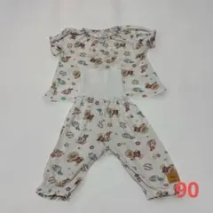 【アンパンマン】半袖半ズボン　ベビーパジャマ 上下セット 90