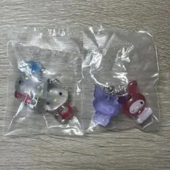 サンリオ　なかよしドロップチャーム　ハローキティ&ミミィ　マイメロディ&クロミ