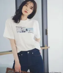 新品未使用タグ付★Andemiu 【コラボ】LIFEグラフィックTシャツのサムネイル