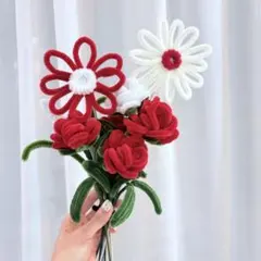 モールフラワー 枯れないお花 赤　レッド　韓国花束