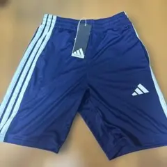 adidas ハーフパンツ ネイビー 3本ライン