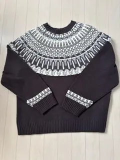 CIAOPANIC TYPY ノルディック柄ニット M