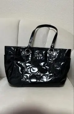 【美品・未使用】COACH・黒エナメルトートバッグ・正規品 2025年最新】コーチ エナメルバッグの人気アイテム - メルカリ