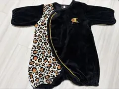 チャンピオン　カバーオール　ロンパース　豹柄　ベビー　50〜60