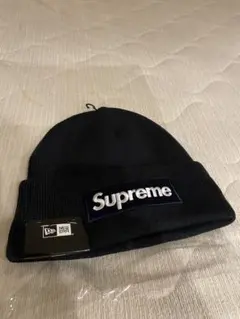 Supreme box logo beanie fw25 navy ネイビー