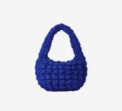 COS キルティングバック ミニ ブルー