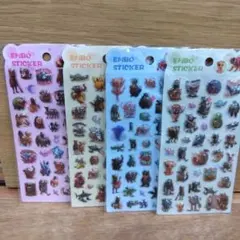 イタリアンブレインロット　ぷくぷくシール　立体シール　ボンドロシール４枚セット