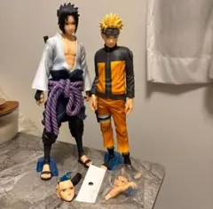 NARUTO うずまきナルト うちはサスケ　疾風伝【付け替えパーツあり】