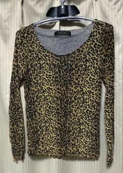 豹柄　カットーソー