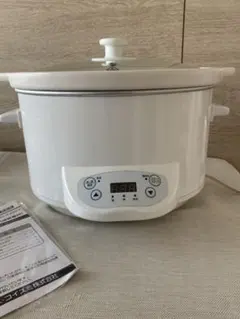 美品　卓上鍋　スロークッカー　 LSC-T25/W 卓上電気鍋のサムネイル