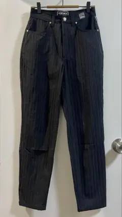 れ*い様 VERSACE JEANS COUTURE ストライプデニムパンツ 2のサムネイル